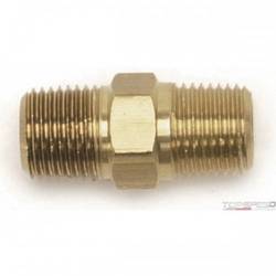 1/8in. NPT X 1/8in. NPT MALE PIPE NIPPLE BRASS