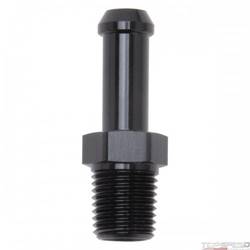 HOSE END STRAIGHT 1/4in. NPT x 3/8in. BARB BLACK ANODIZE