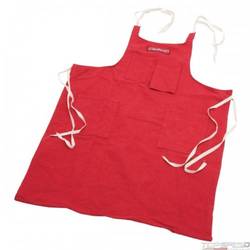 XX SHOP APRON RED DENIM W/RED THREAD