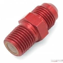 4AN TO 1/8in. NPT FILTER FITTING, RED