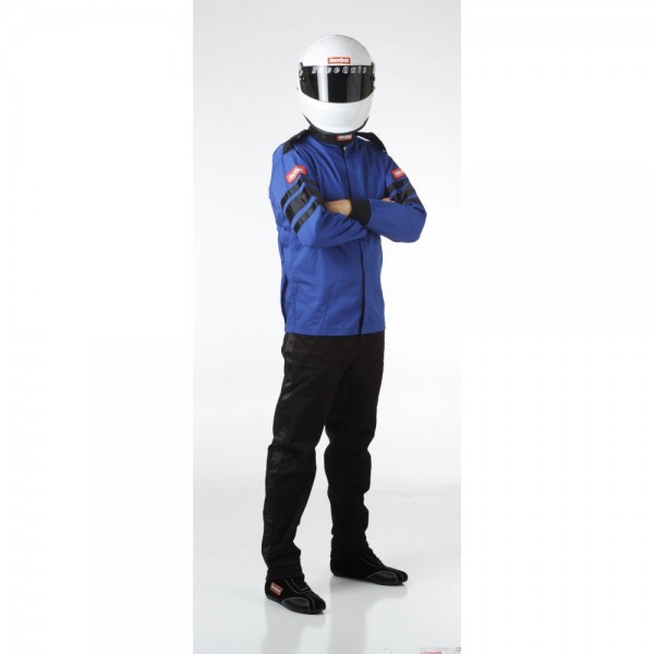 Racequip Black 5X-Large Single Layer Racing Driver Fire Suit Jacket SFI 3.2A/ 1