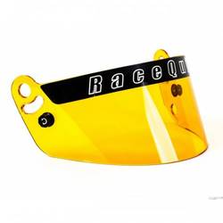 RaceQuip Amber Helmet Face Shield Fits Pro Model Helmet