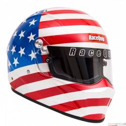 RaceQuip VESTA15 Full Face Helmet Snell SA-2015 Rated, American Flag Graphic X-Large