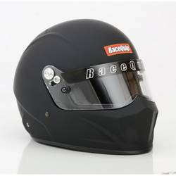 RaceQuip VESTA15 Full Face Helmet Snell SA-2015 Rated, Flat Black Medium