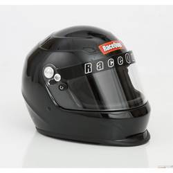 RaceQuip Pro Youth Jr Kids Full-Face Model SFI 24.1 Auto Racing Helmet: Gloss Black,