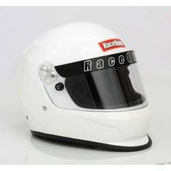 RaceQuip Pro Youth Jr Kids Full-Face Model SFI 24.1 Auto Racing Helmet: Gloss White,