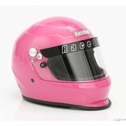 RaceQuip Pro Youth Jr Kids Full-Face Model SFI 24.1 Auto Racing Helmet: Hot Pink,