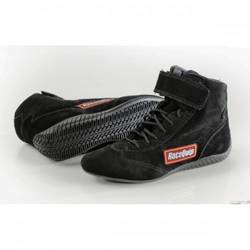 RaceQuip Basic Race Shoes SFI 3.3/ 5 Certified, Black Size 8.0