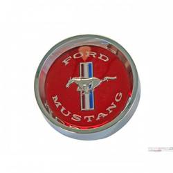 65-6 WHEEL CTR CAPS RED W/LONG