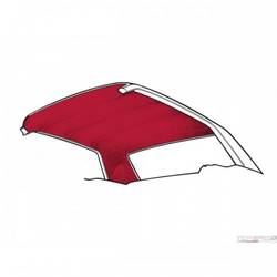 65-70 COUPE HEADLINER DK RED