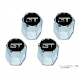 GT LOGO VALVE CAP, SET OF 4