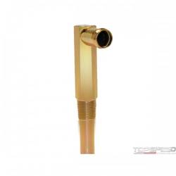 67-70 390 HTR HOSE ELBOW GOLD