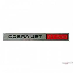 69-70 COBRA JET GT 500 DSH EMB