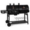 Duo Black Dual-Function Combo Grill - BBQ USA