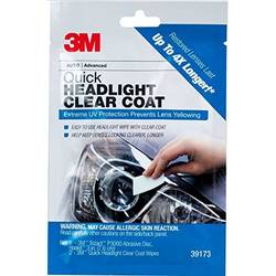 Quick Headlight Clear Coat ***Improve and Extend Clarity of Lenses***