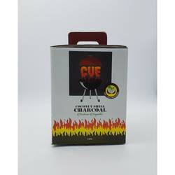 BBQ COCONUT SHELL  BY CUE -5KG BOX * Lease Co2 in the World *