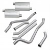 Header-Back Dual Exhaust Systems 2.5 INCH