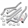 Header-Back Dual Exhaust Systems 2.5 INCH