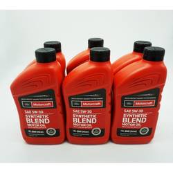 MOTORCRAFT SYNTHETIC BLEND  5W30 6  X US QT