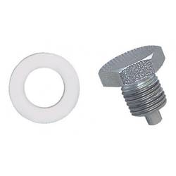 DRAIN PLUG,OIL PAN,CLEAR ZINC