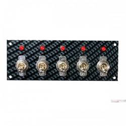 SWITCH PANEL,FIBER DSGN,GRY/BLK