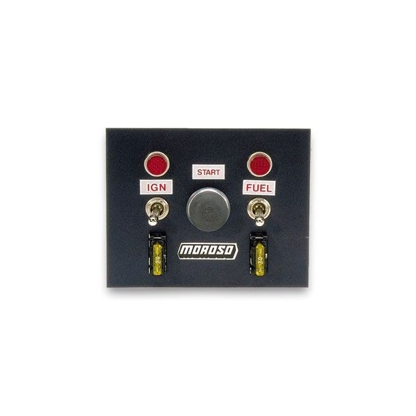 SWITCH PANEL,TOGGLE,W/STRT 74130 by MOROSO PERFORMANCE Switch Mounting  Panel for american Cars