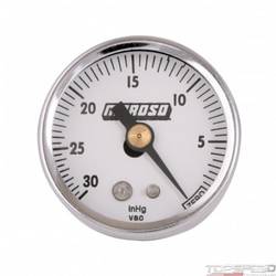 VACUUM GAUGE 1.5 INCH DIA. 0-30 IN