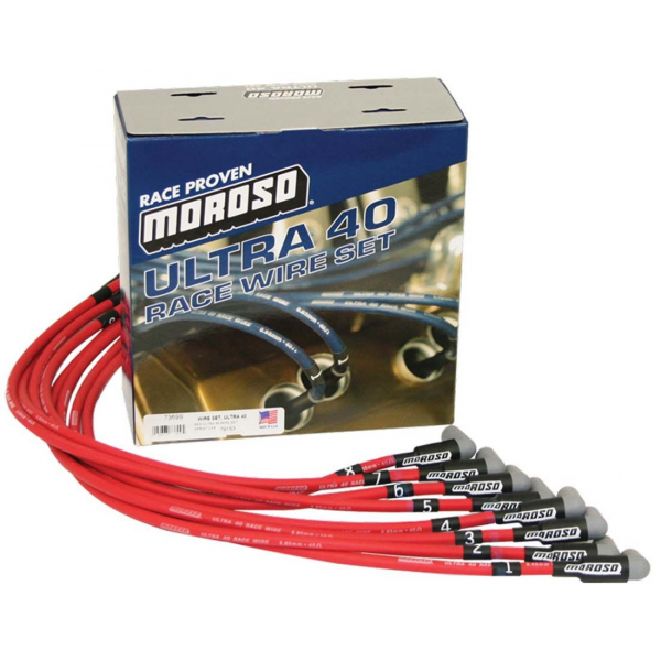 WIRE SET,ULTRA 40 PERF SBC, RED WIRE SET,ULTRA 40 PERF SBC, RED
