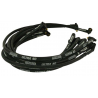 WIRE SET,ULTRA 40,SLEEVED,SBC,BLACK
