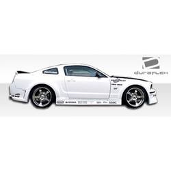 2005-2014 Ford Mustang Duraflex Circuit Wide Body Side Skirts Rocker Panels - 2 Piece