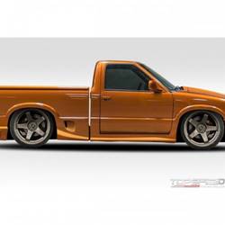 1994-2004 Chevrolet S-10 Sonoma Standard / Step Side Duraflex Drifter Side Skirts Rocker Panels - 4 Piece