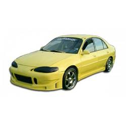 1997-2002 Ford Escort 4DR Duraflex Buddy Side Skirts Rocker Panels - 2 Piece