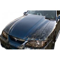 1994-1998 Ford Mustang Duraflex 3in Cowl Hood - 1 Piece