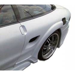 1993-1997 Ford Probe Duraflex Millenium Wide Body Rear Fender Flares - 2 Piece (Overstock)