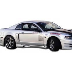 1999-2004 Ford Mustang Duraflex KR-S Side Skirts Rocker Panels - 2 Piece