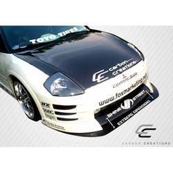 Universal Carbon Creations Middle Splitter Front Lip Under Spoiler Air Dam - 1 Piece