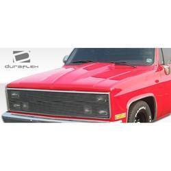 1981-1986 Chevrolet GMC C Series / K Series 1987-1991 R / V Pickup Duraflex Cowl Hood - 1 Piece