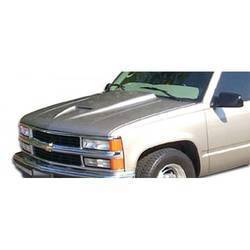 1988-1999 Chevrolet GMC C Series / K Series Pickup 1992-1999 Tahoe Yukon Suburban Duraflex Ram Air Hood - 1 Piece