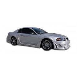 1999-2004 Ford Mustang Duraflex Bomber Side Skirts Rocker Panels - 2 Piece