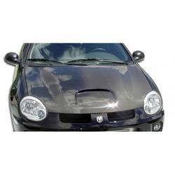 2000-2005 Dodge Neon Carbon Creations SRT Look Hood - 1 Piece