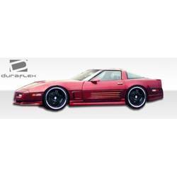 1984-1996 Chevrolet Corvette C4 Duraflex GTO Side Skirts Rocker Panels - 2 Piece