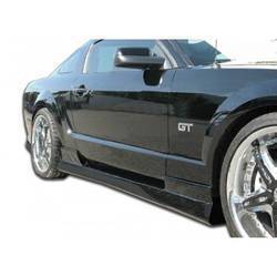 2005-2014 Ford Mustang Duraflex Stallion Side Skirts Rocker Panels - 2 Piece