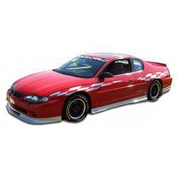 2000-2007 Chevrolet Monte Carlo Duraflex Racer Side Skirts Rocker Panels - 2 Piece