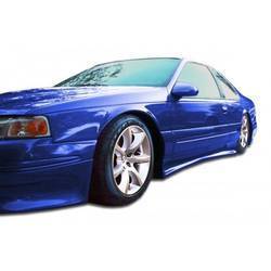 1996-1997 Ford Thunderbird Mercury Cougar Duraflex Racer Side Skirts Rocker Panels - 2 Piece
