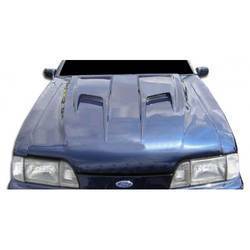 1987-1993 Ford Mustang Duraflex Mach 2 Hood - 1 Piece