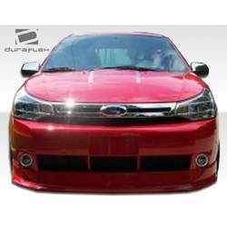 2008-2011 Ford Focus 4DR Duraflex Racer Front Lip Under Spoiler Air Dam - 1 Piece (Overstock)