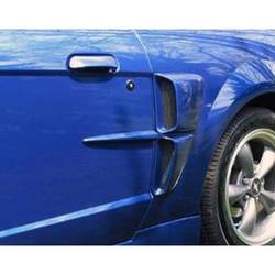 1999-2004 Ford Mustang Couture Urethane CVX Side Scoop - 2 Piece