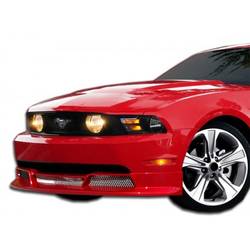 2010-2012 Ford Mustang V8 Duraflex Racer Front Lip Under Spoiler Air Dam - 1 Piece (Overstock)