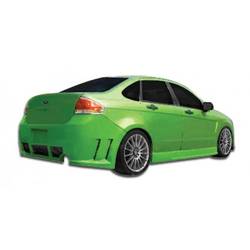 2008-2011 Ford Focus Duraflex Piranha Rear Bumper Cover - 1 Piece