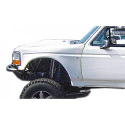 1992-1996 Ford F-150 / Bronco Duraflex 4.5in Off Road Bulge Front Fenders - 2 Piece